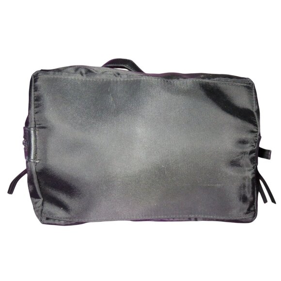 BOTKIER New York Bond Black Nylon Leather Handles Expandable Side Zipper Tote - Picture 5 of 10